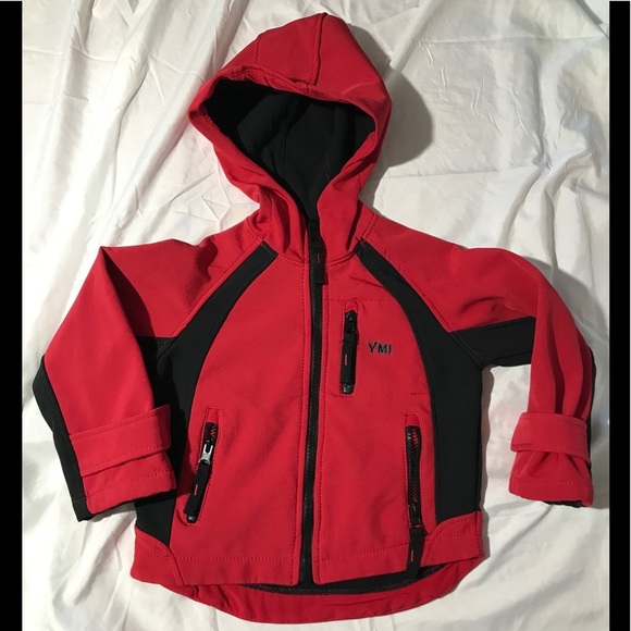 YMI Boys Collection Hooded Red Black Polyester 2T - Picture 3 of 7